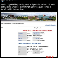 Bitwise提交狗狗币ETF申请，迷因币ETF遍地开花