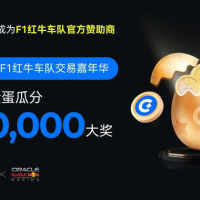 Gate.io x F1红牛车队交易嘉年华：交易砸金蛋100%中奖，瓜分$50,000大奖